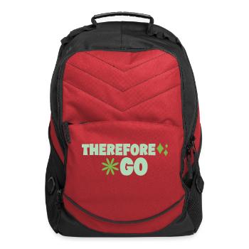Therefore go - Computer Backpack - red - Front