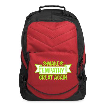 Make Empathy Great Again Political Statement Hope - Computer Backpack - red - Front