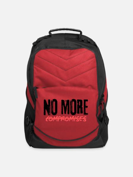 NO_MORE_COMPROMISES4 - Computer Backpack - red