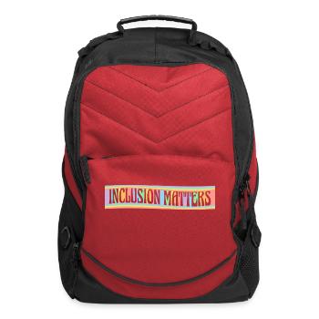 Inclusion Matters Kindness Diversity Awareness - Computer Backpack - red - Front