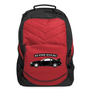 Old School Never Dies - Toyota Supra MK4 A80 - Computer Backpack - red - Front