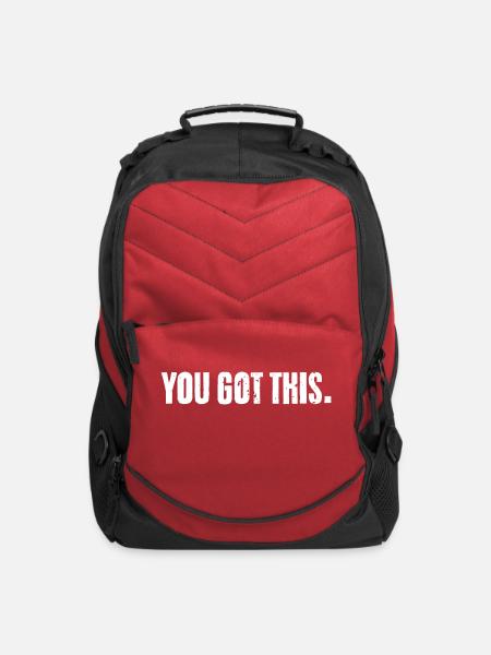 You Got This Awesome Motivation A Positive - Computer Backpack - red