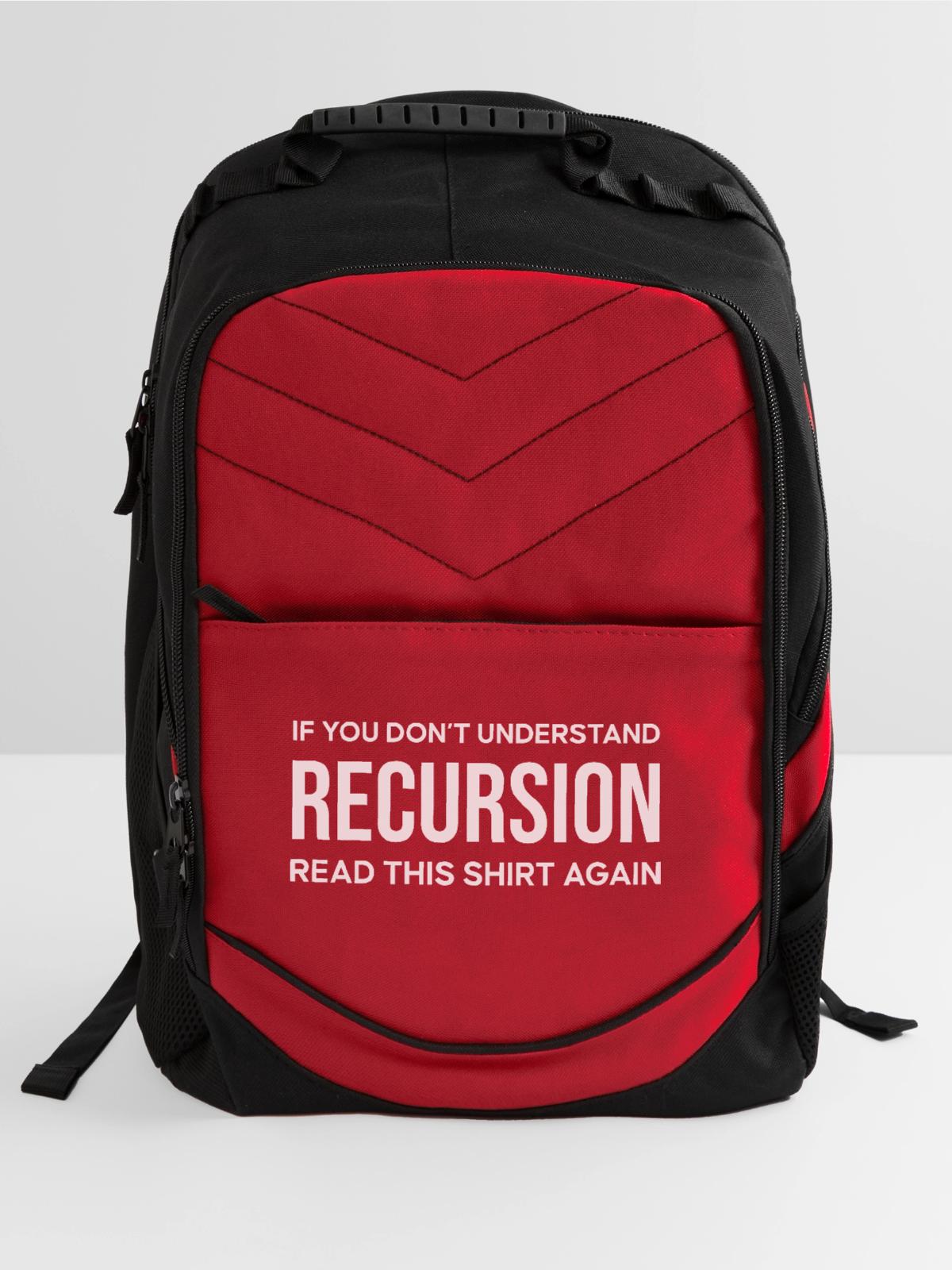 REQUEST_IMAGE - Computer Backpack - red - Front