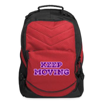 Keep Moving - Computer Backpack - red - Front