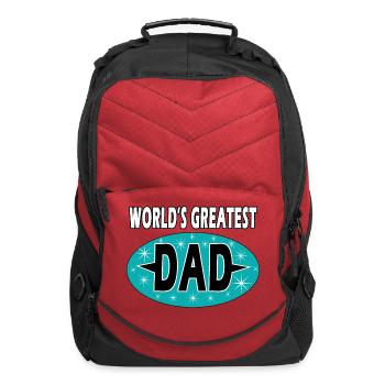 World's Greatest Dad - Computer Backpack - red - Front