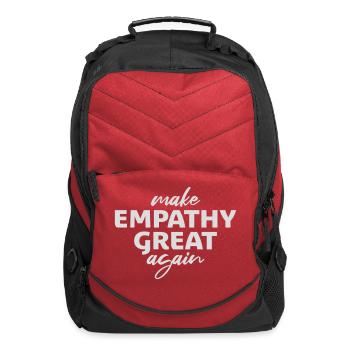 Make Empathy Great Again Political Statement Hope - Computer Backpack - red - Front