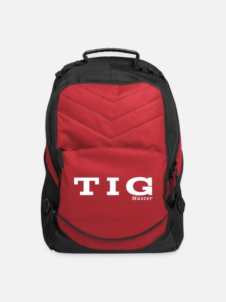 TIG Master - Precision Welding Specialist - Computer Backpack - red