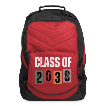 Class of 2038 Retro GROW WITH ME - Computer Backpack - red - Front