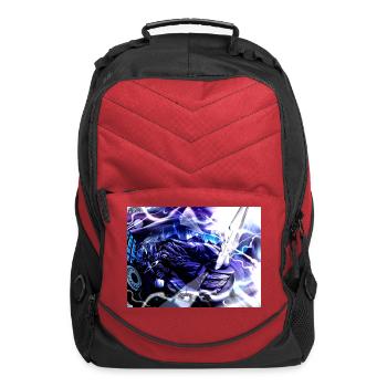 Moonlit Oni Blade - Computer Backpack - red - Front