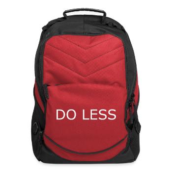 do less - Computer Backpack - red - Front