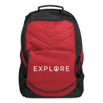 Please send the design - Computer Backpack - red - Front