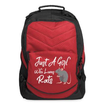 Pet Rats Rat Rotten Mice Mous Rex Rats Hairless - Computer Backpack - red - Front