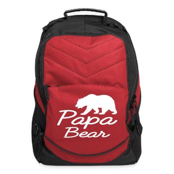 Papa Bear - Computer Backpack - red - Front