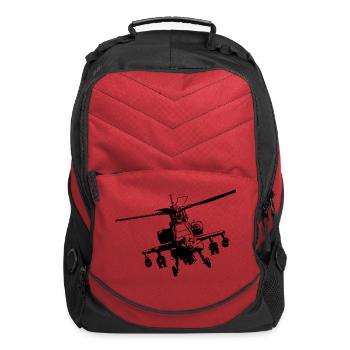 Ah-64_Apache - Computer Backpack - red - Front