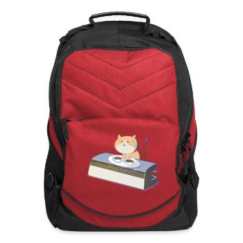PanicMeow - Computer Backpack - red - Front