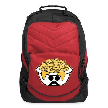 Mac And Cheese Papa - Computer Backpack - red - Front
