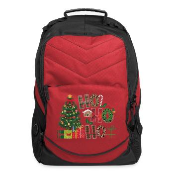 Merry Christmas, Christmas Retro - Computer Backpack - red - Front
