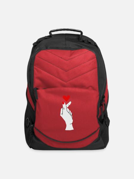 LOVE - Computer Backpack - red