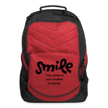 Your smile - Computer Backpack - red - Front