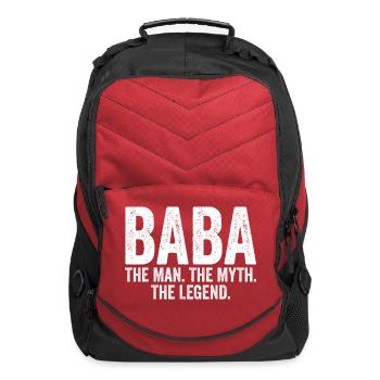 Baba The Man The Myth The Legend Funny Father's - Computer Backpack - red - Front