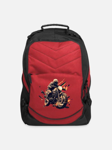 Ready For A Ride That Will Make A Splash - Computer Backpack - red