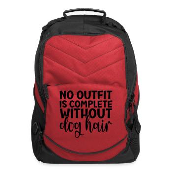 Inspirational Quote Typography T-Shirt - Computer Backpack - red - Front