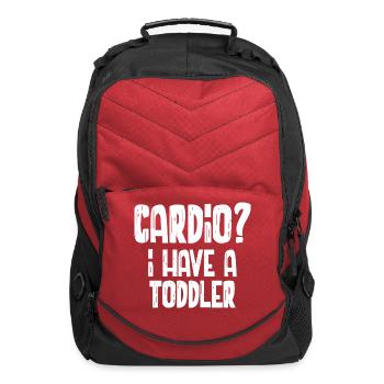 Cardio I Have A Toddler - Computer Backpack - red - Front