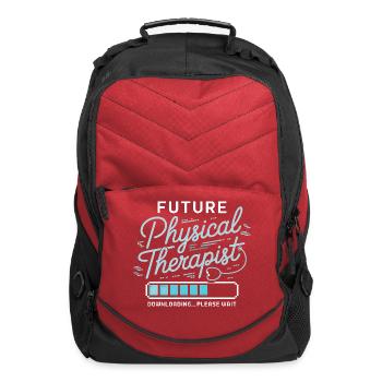 Future Physical Therapist - Computer Backpack - red - Front