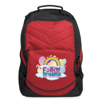 Follow Your Dream - Computer Backpack - red - Front
