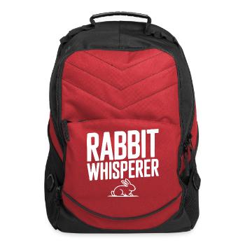 Rabbit Whisperer - Computer Backpack - red - Front
