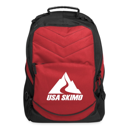USA Skimo Logo - White - Computer Backpack