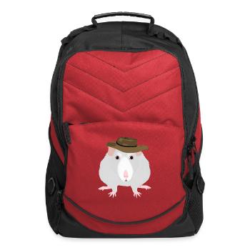 Rat in a Hat - Computer Backpack - red - Front