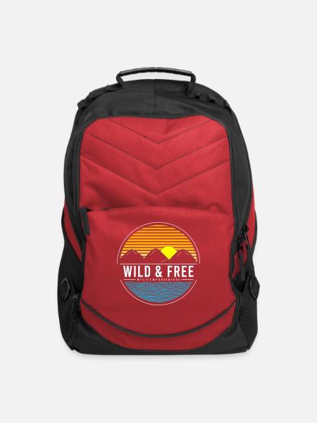 Wild & Free Sunset Ridge - Computer Backpack - red
