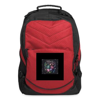 Whispers of the Night Floral - Computer Backpack - red - Front