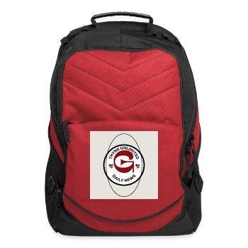 G Daily News Emblem - Computer Backpack - red - Front