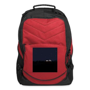 Night Cabin Under Stars - Computer Backpack - red - Front