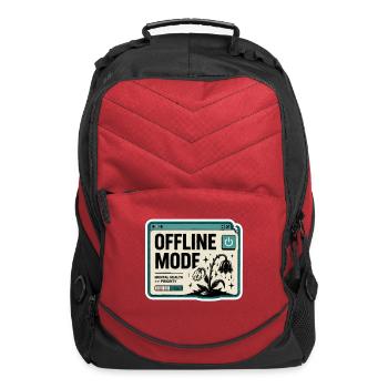 Offline Mode Bloom - Computer Backpack - red - Front