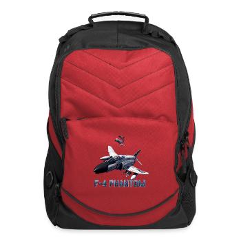 F-4 Phantom in Flight - Computer Backpack - red - Front