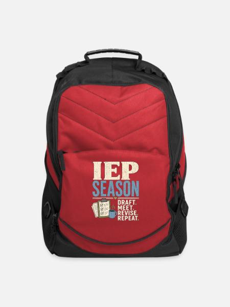 IEP Season Repeat - Computer Backpack - red