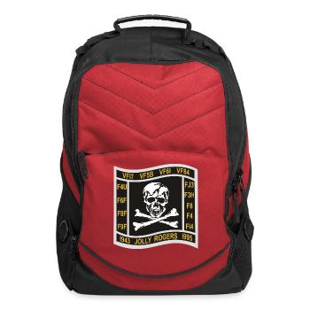 Squadrons VF-84 Jolly Rogers - Computer Backpack - red - Front