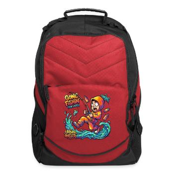 Urban Angler Neon Splash - Computer Backpack - red - Front