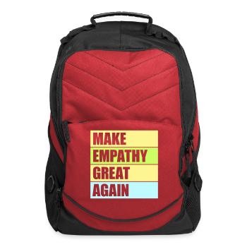 Make Empathy Great Again Political Statement Hope - Computer Backpack - red - Front