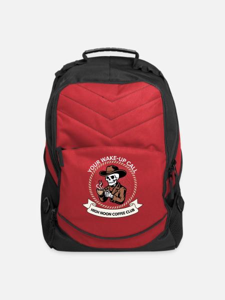 YOUR_WAKE-UP_CALL - Computer Backpack - red