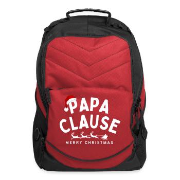 Papa Clause - Computer Backpack - red - Front