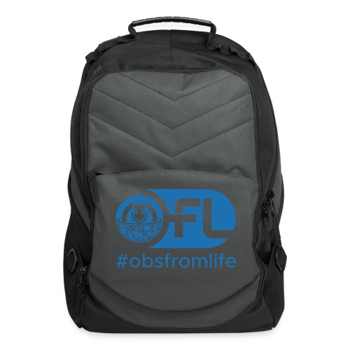 Observations from Life Logo with Hashtag - Computer Backpack