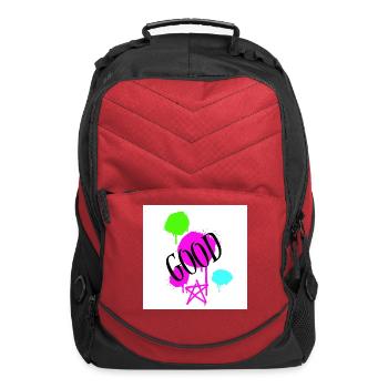 Neon Graffiti GOOD Splash - Computer Backpack - red - Front