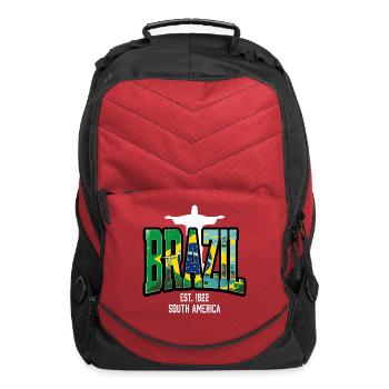 brazil - Computer Backpack - red - Front