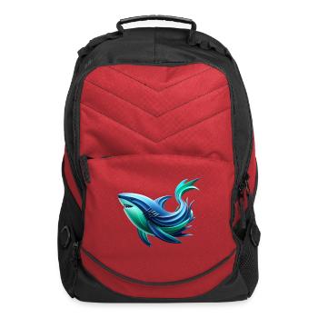 Majestic Shark Wonders - Computer Backpack - red - Front