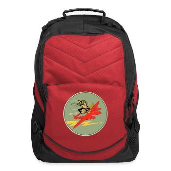 AAC 428th Fighter SQ 474th Fighter Group 9th AF wo - Computer Backpack - red - Front
