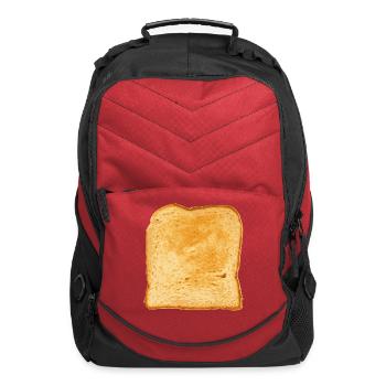 sandwich toast toaster breakfast fruehstueck1 - Computer Backpack - red - Front